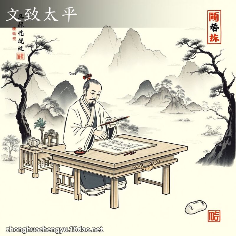 文致太平 配图