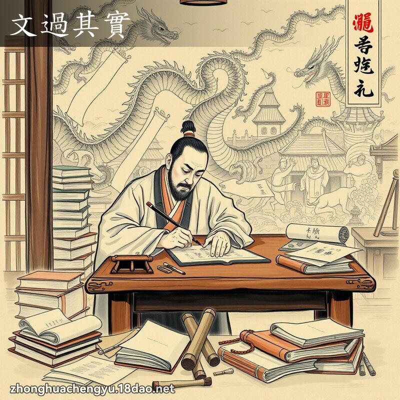 文過其實 配图