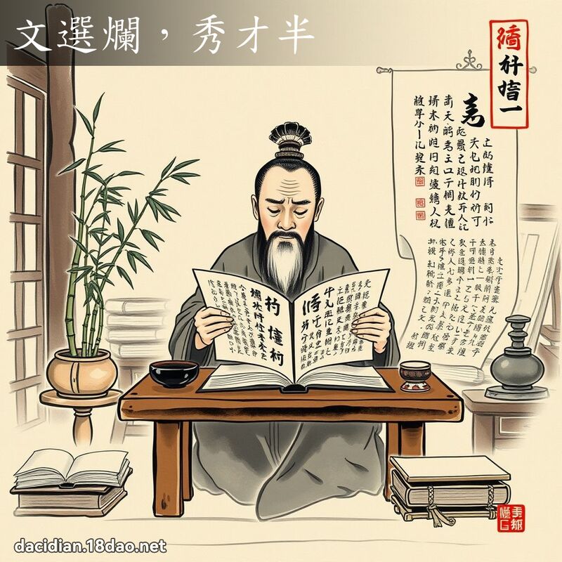 文選爛,秀才半 配图