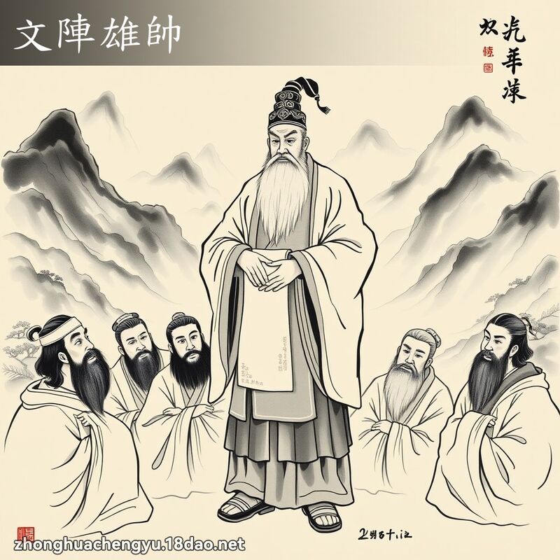 文陣雄帥 配图