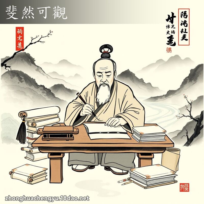 斐然可觀 配图