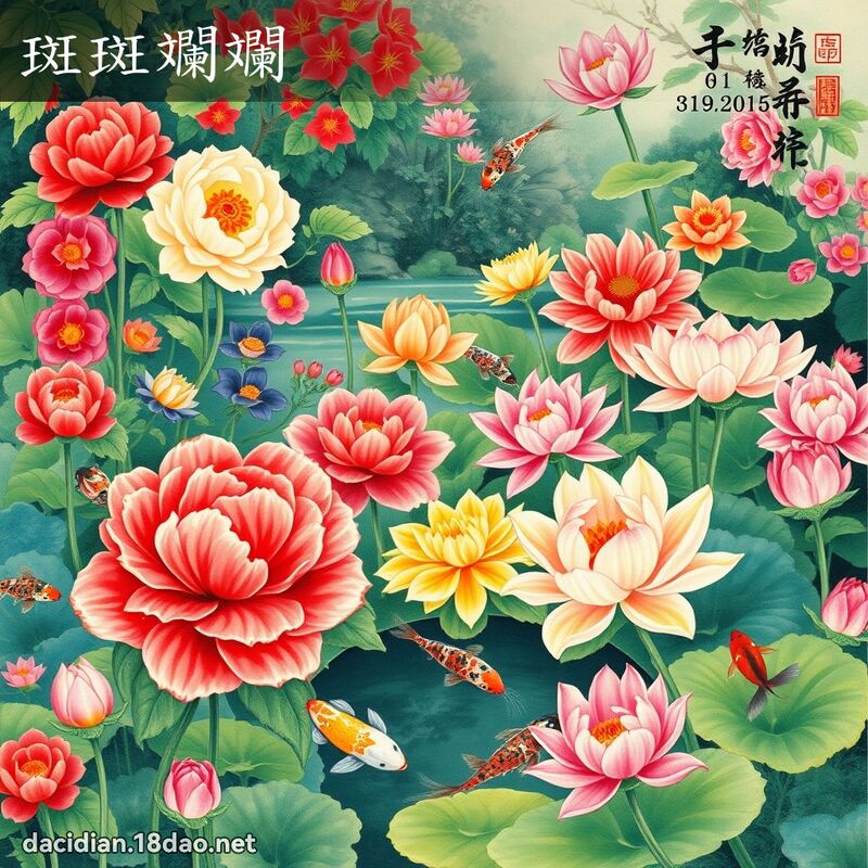斑斑斕斕 配图