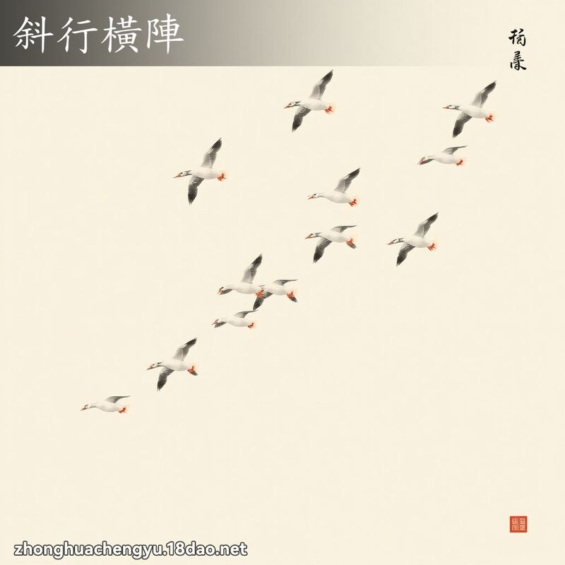 斜行橫陣 配图