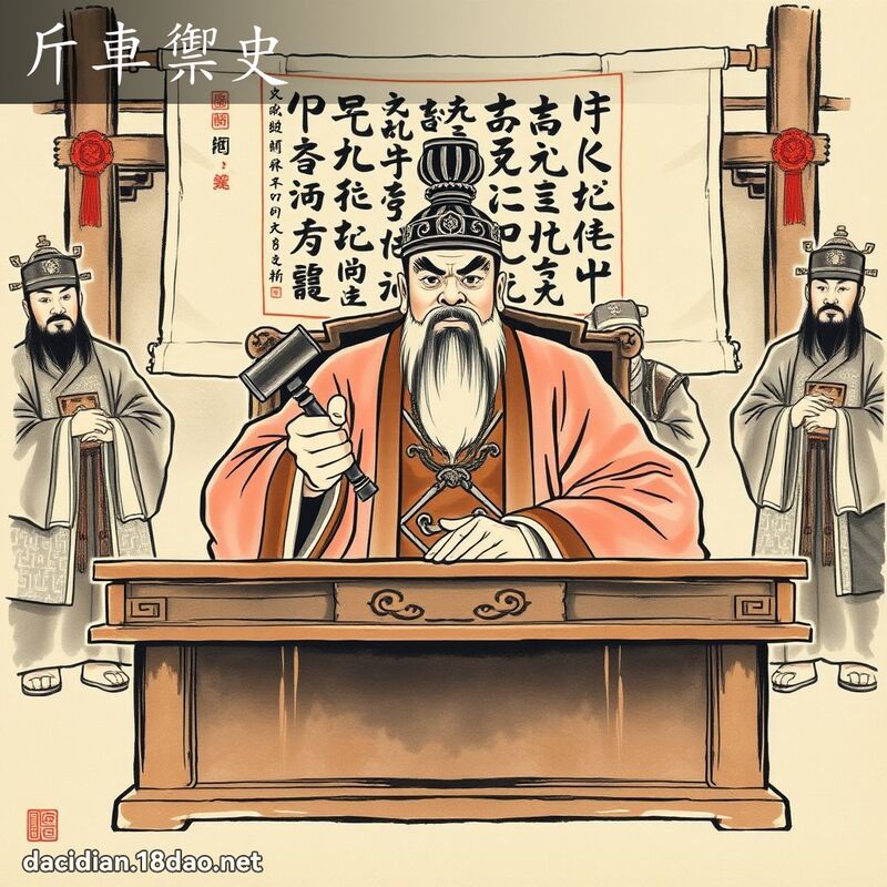 斤車禦史 配图