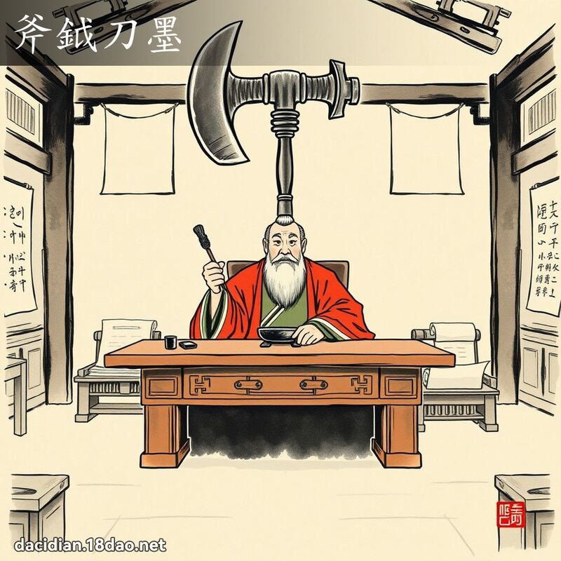 斧鉞刀墨 配图