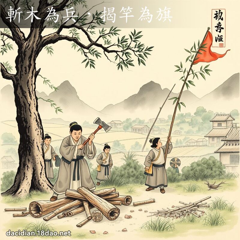 斬木為兵,揭竿為旗 配图