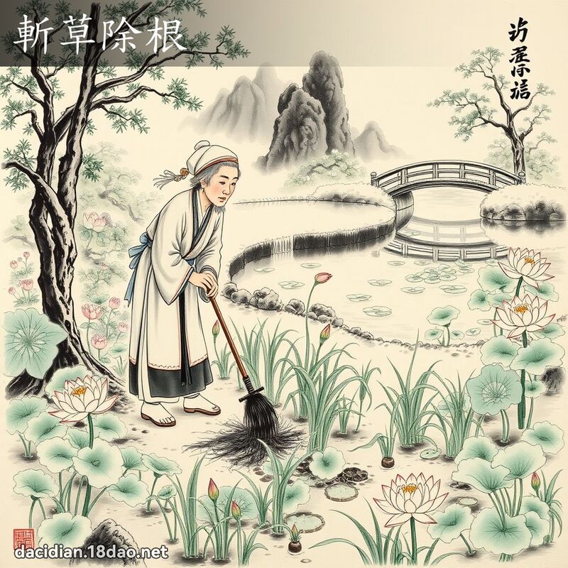 斬草除根 配图