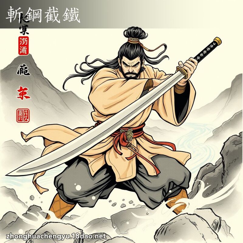 斬鋼截鐵 配图