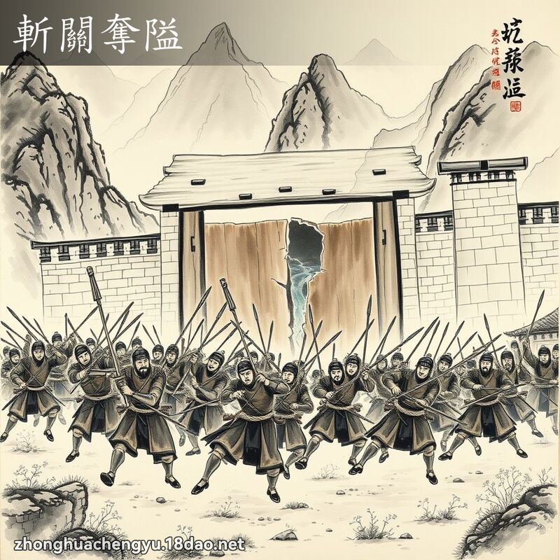斬關奪隘 配图
