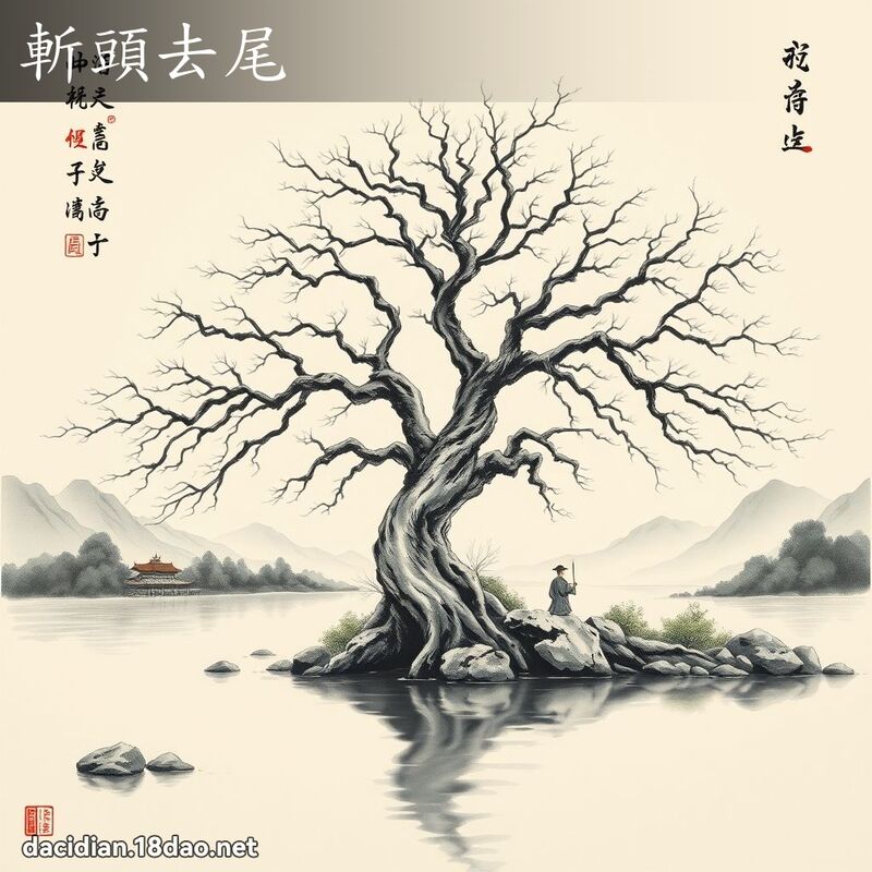 斬頭去尾 配图