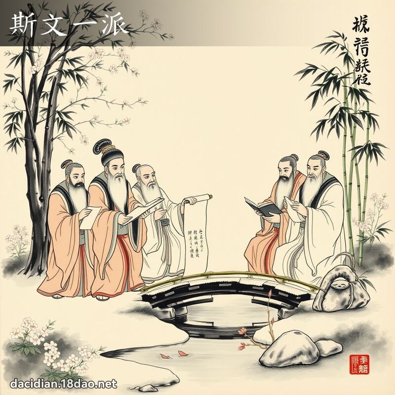 斯文一派 配图