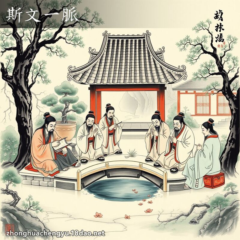 斯文一脈 配图
