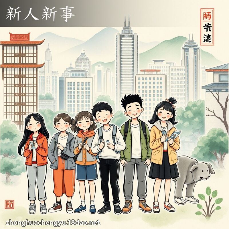 新人新事 配图