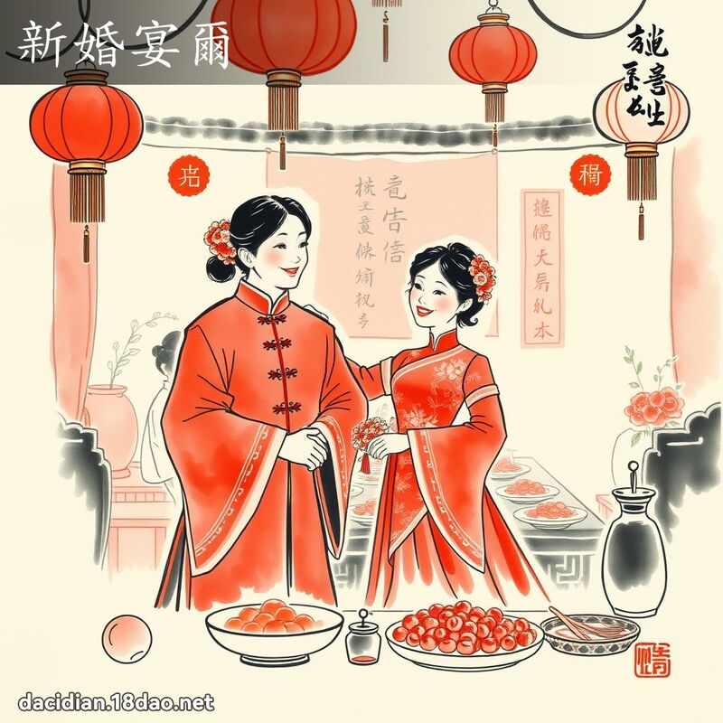 新婚宴爾 配图