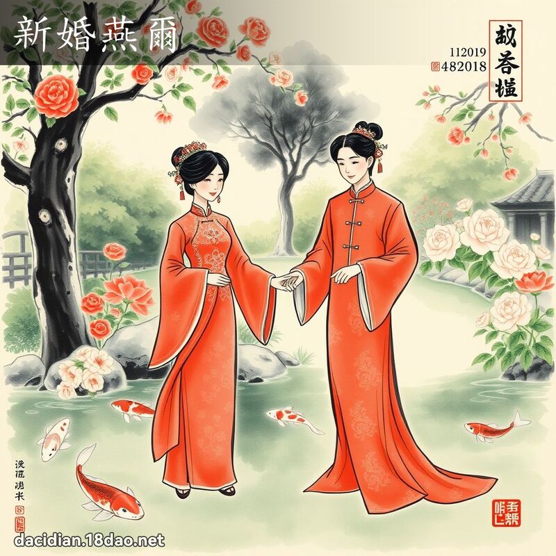 新婚燕爾 配图