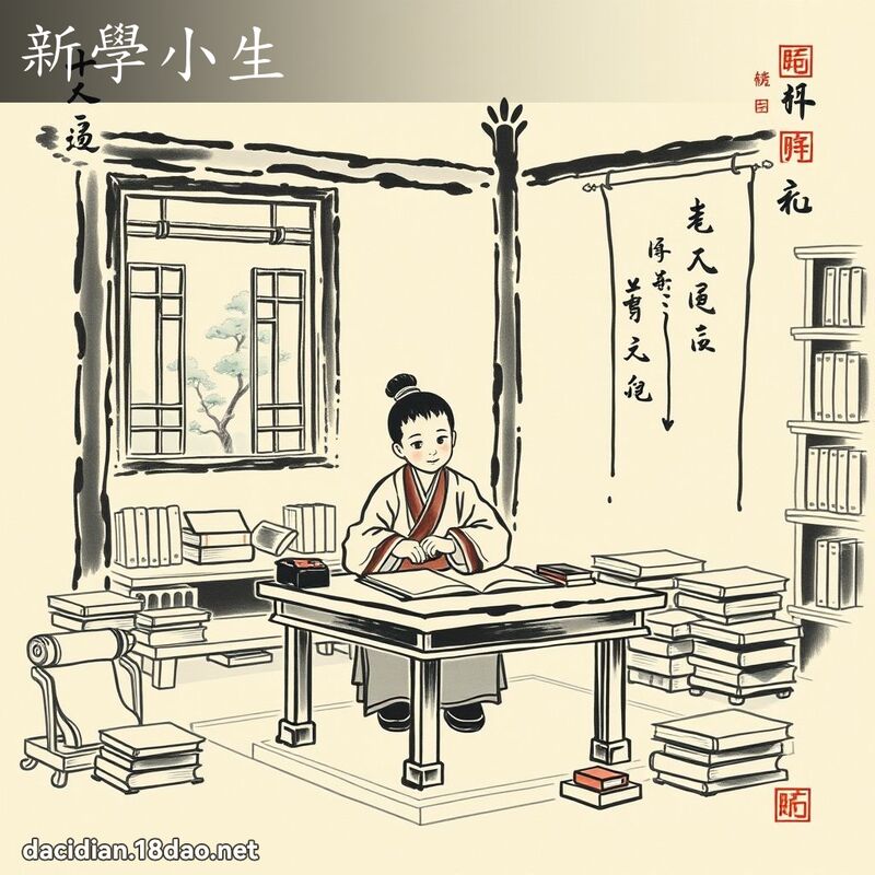 新學小生 配图