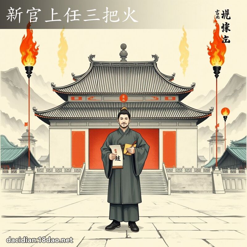 新官上任三把火 配图