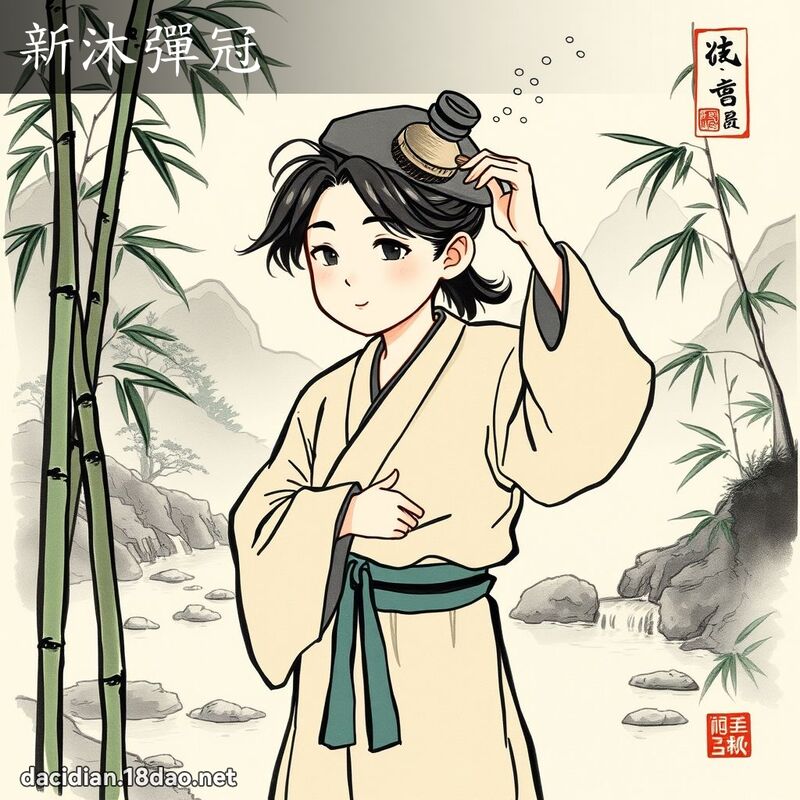 新沐彈冠 配图