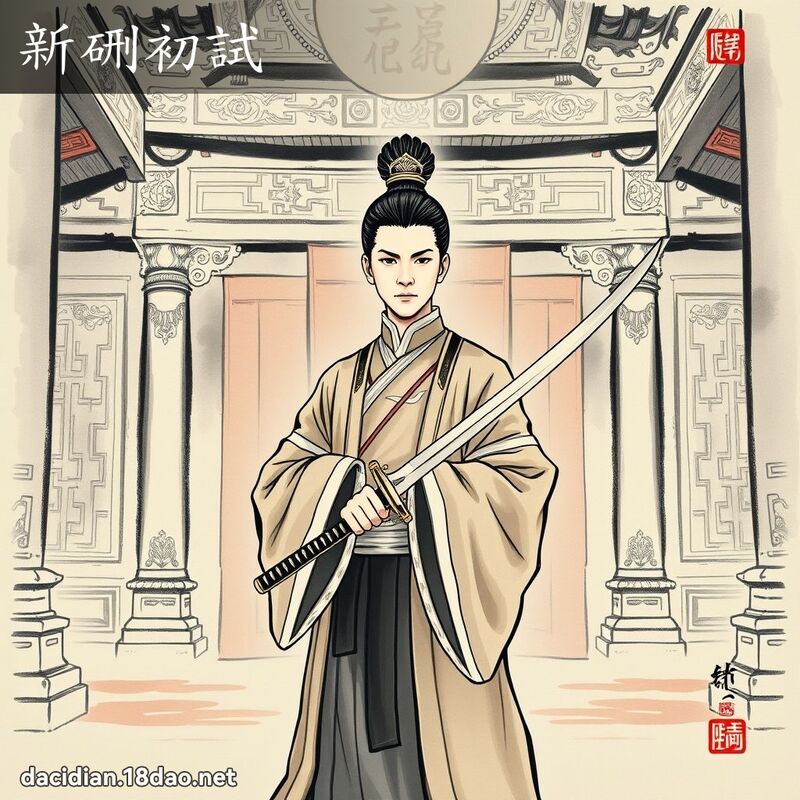 新硎初試 配图