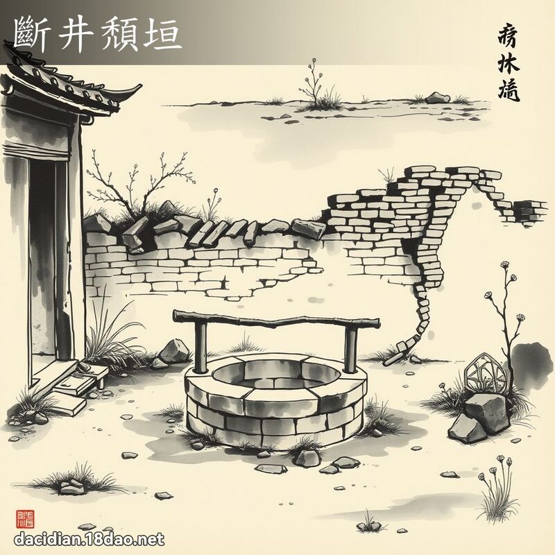 斷井頹垣 配图