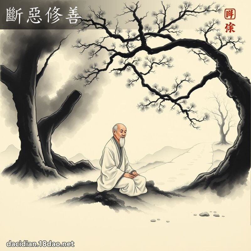 斷惡修善 配图