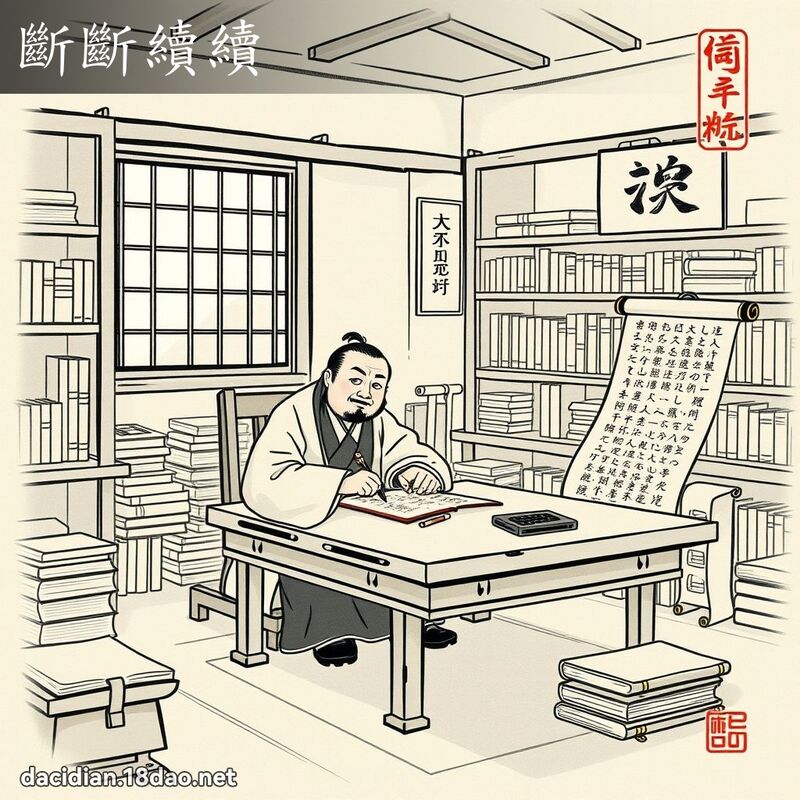 斷斷續續 配图