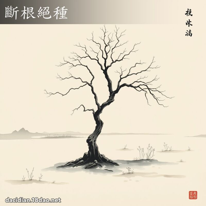 斷根絕種 配图