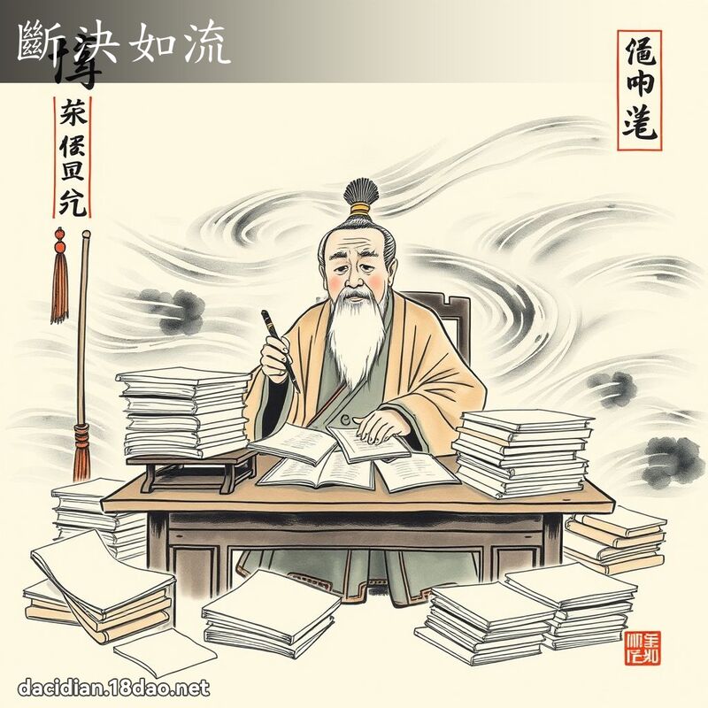 斷決如流 配图