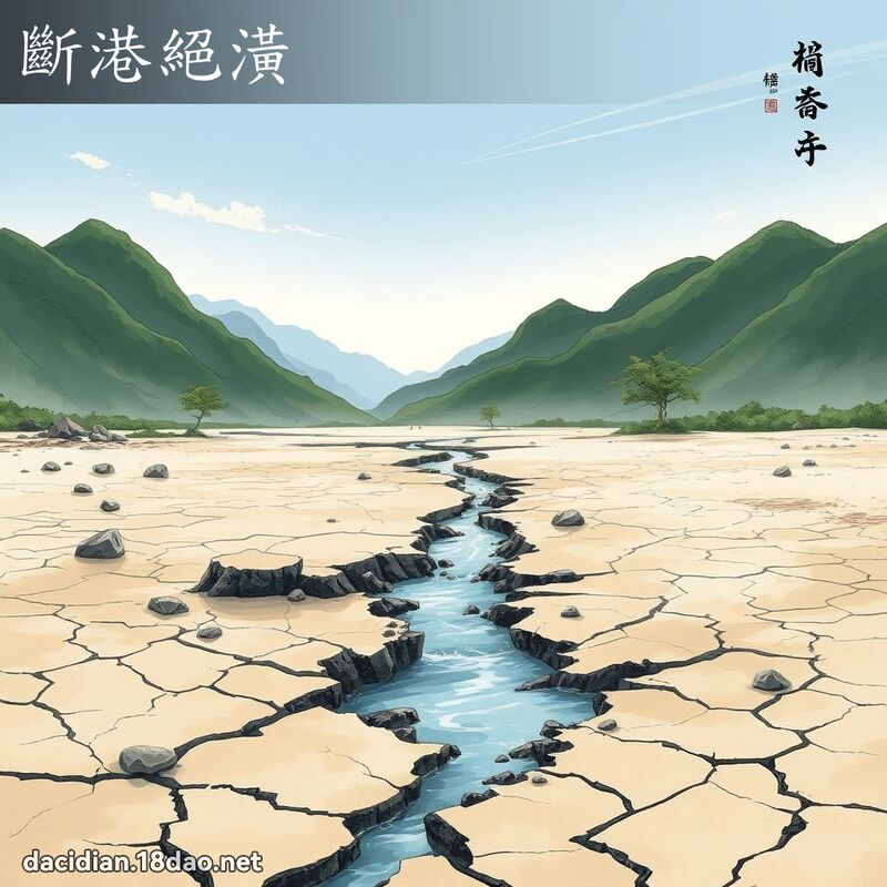 斷港絕潢 配图