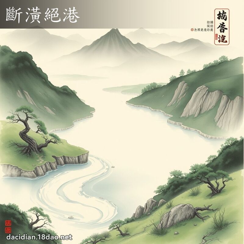 斷潢絕港 配图