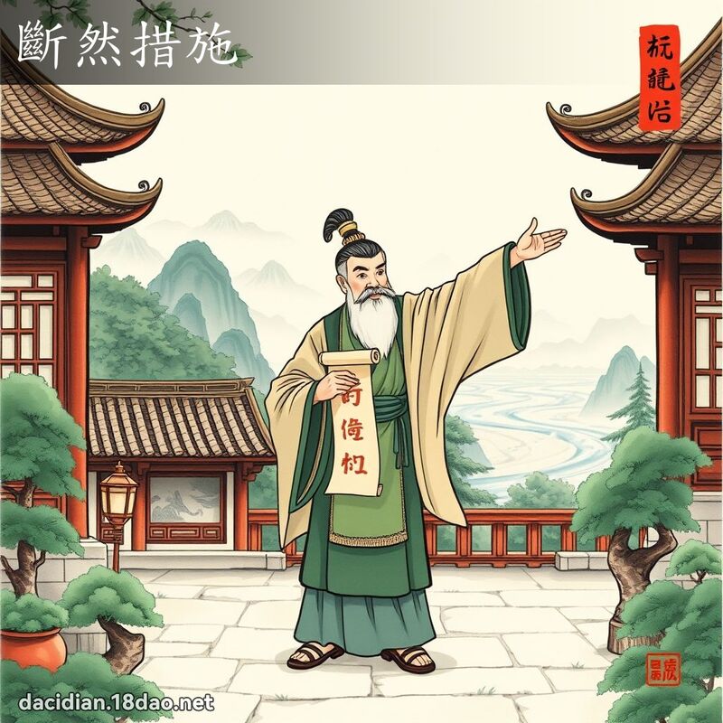 斷然措施 配图
