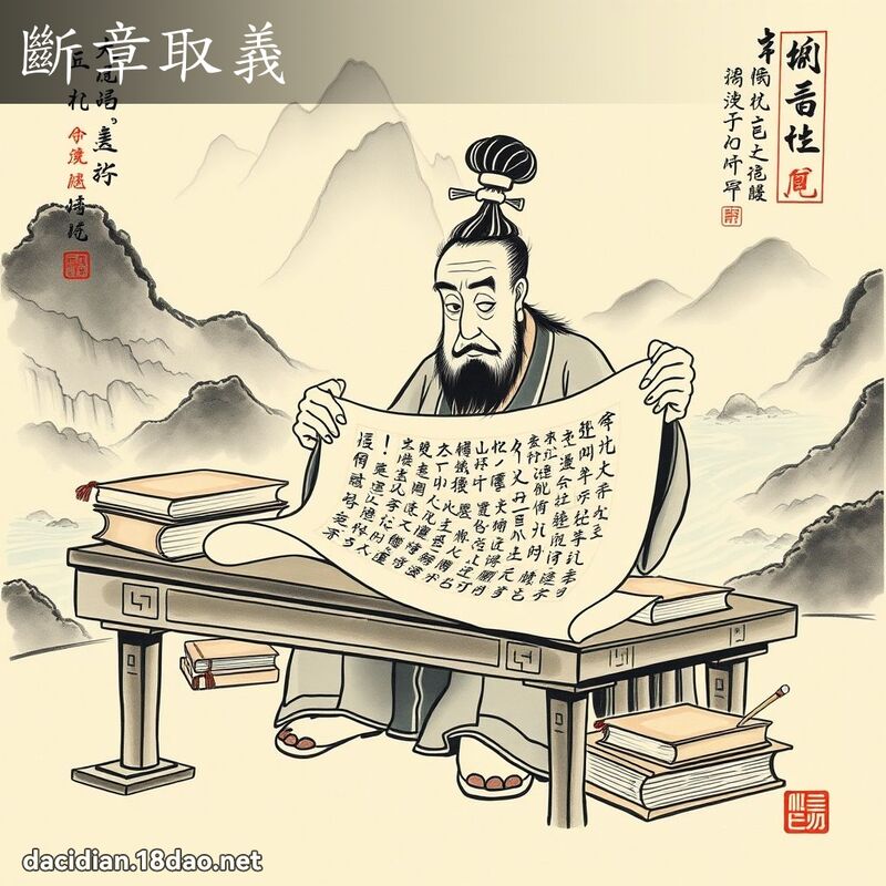 斷章取義 配图