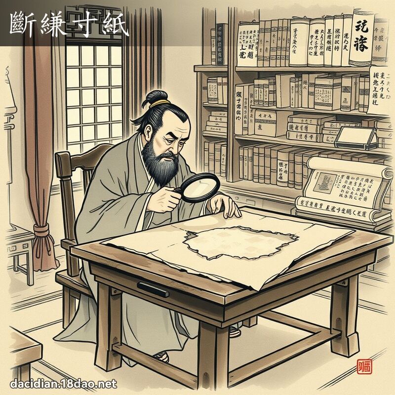 斷縑寸紙 配图