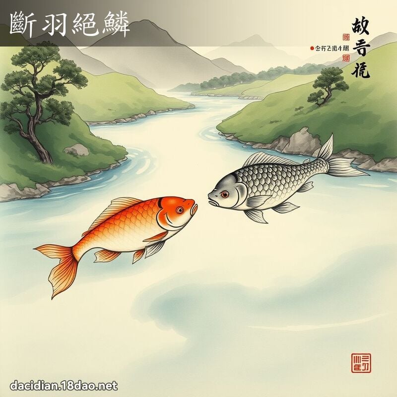 斷羽絕鱗 配图