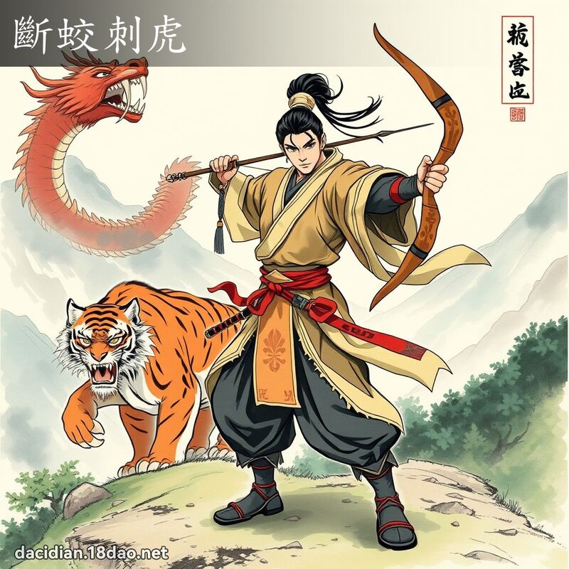 斷蛟刺虎 配图