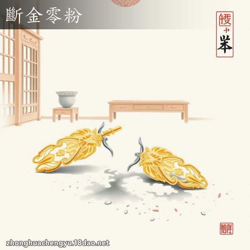 断金零粉 配图
