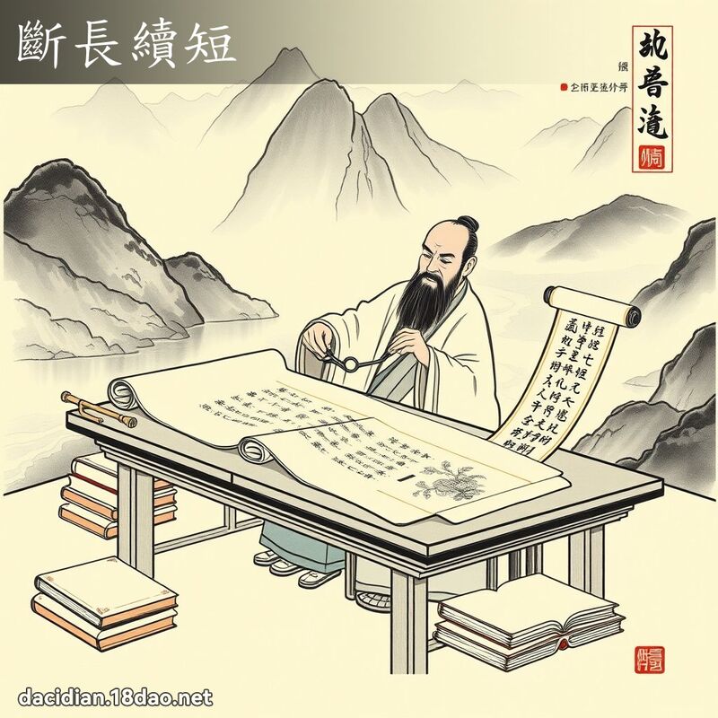 断长续短 配图