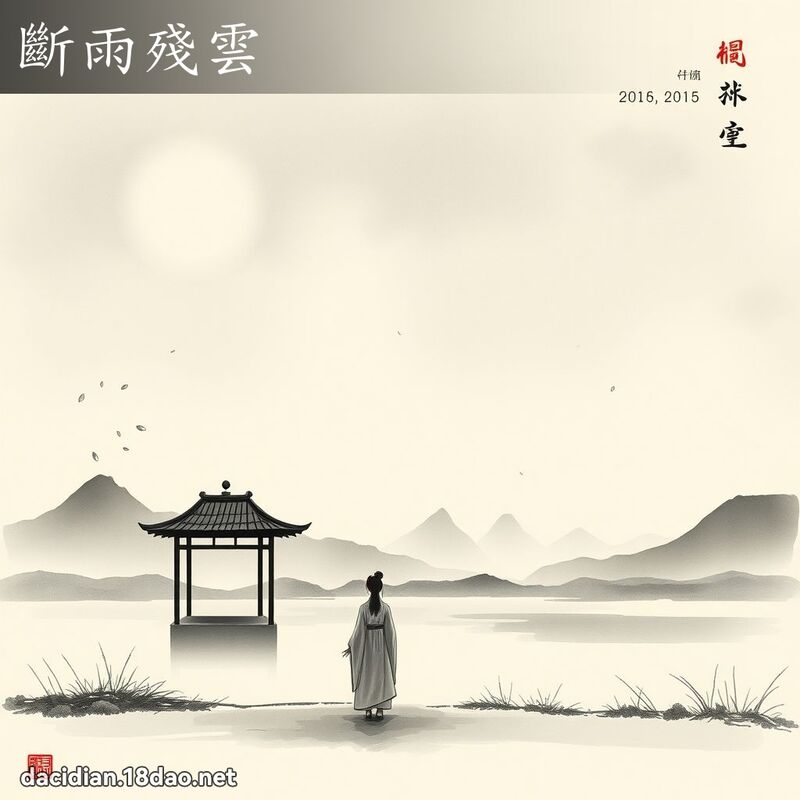 断雨残云 配图