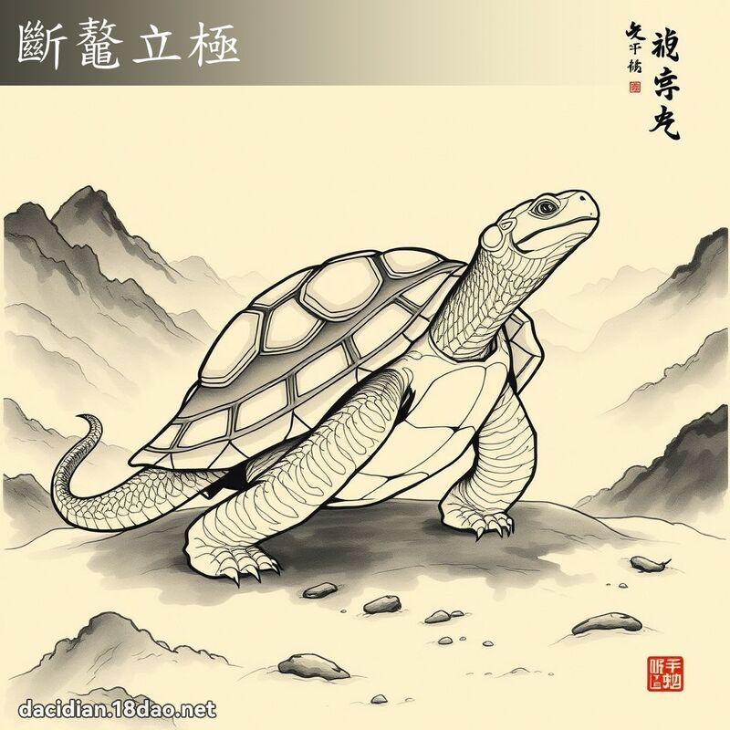 断鼇立极 配图