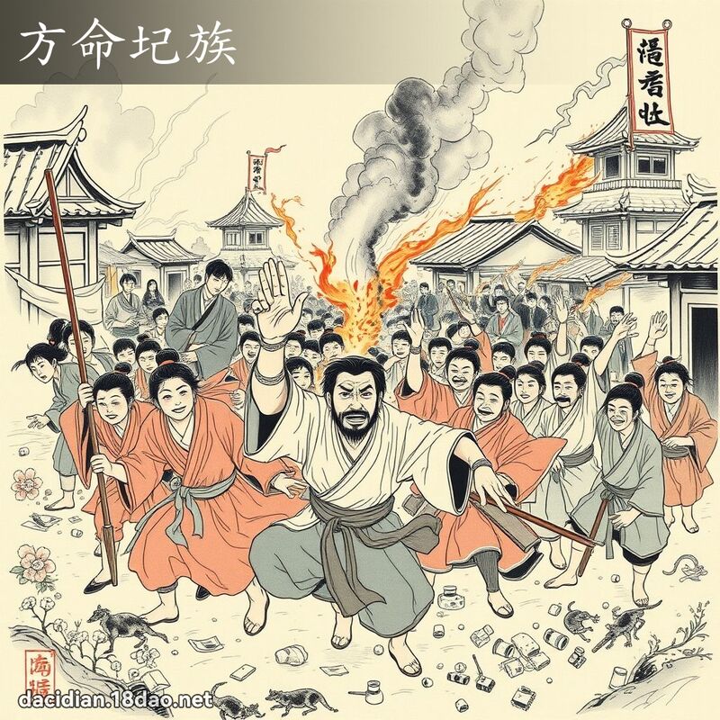 方命圮族 配图
