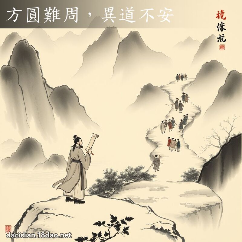 方圆难周,异道不安 配图