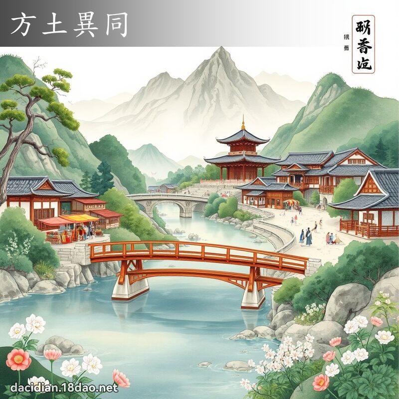 方土异同 配图