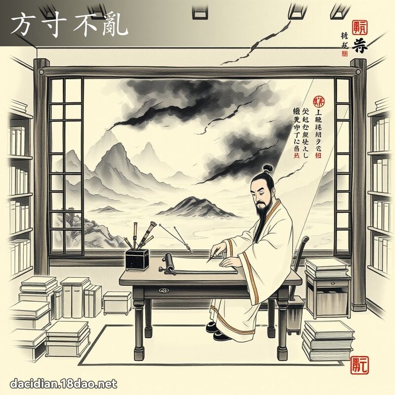 方寸不乱 配图