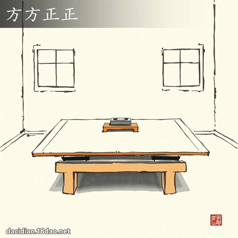 方方正正 配图