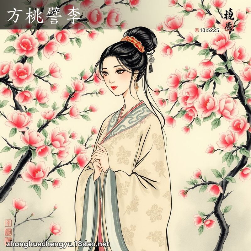 方桃譬李 配图