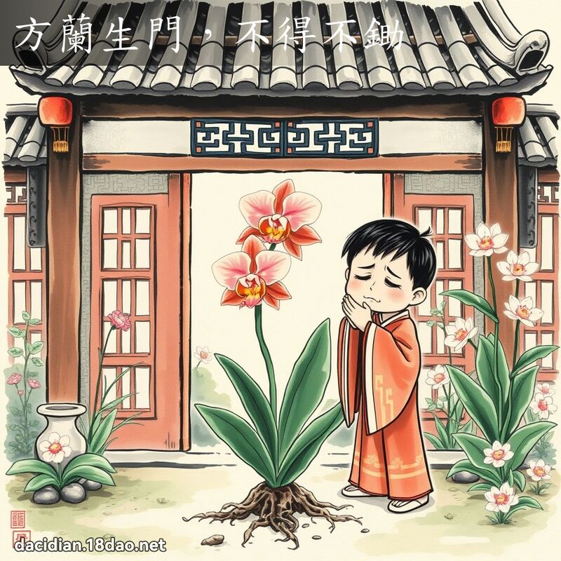 方兰生门,不得不锄 配图