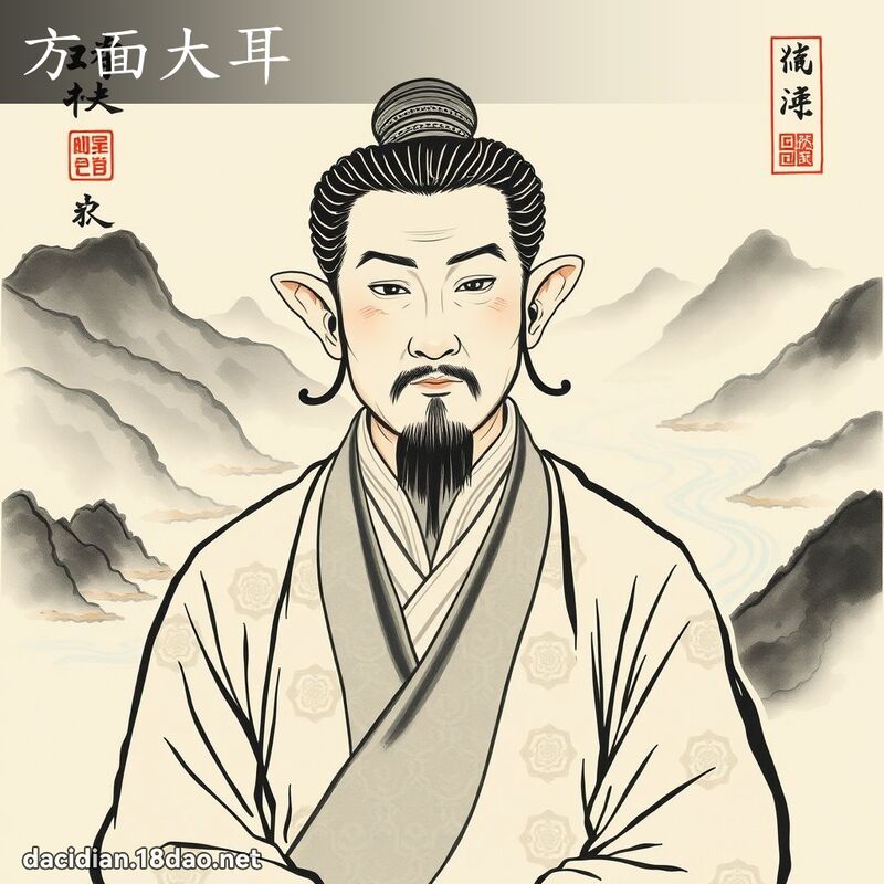方面大耳 配图