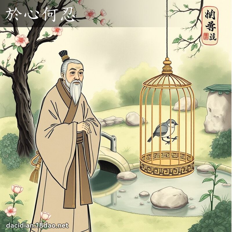 於心何忍 配图