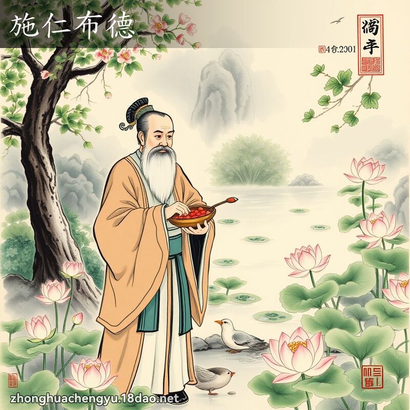 施仁布德 配图