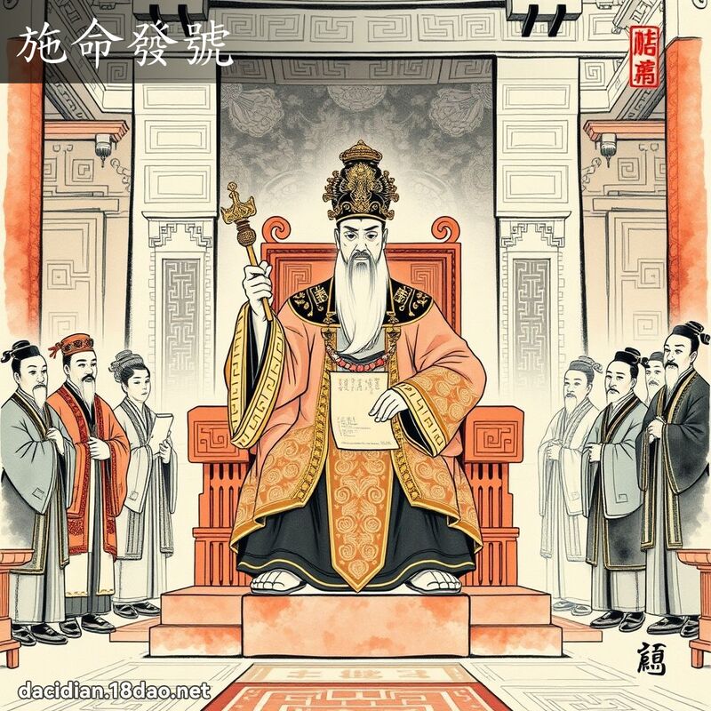 施命发号 配图
